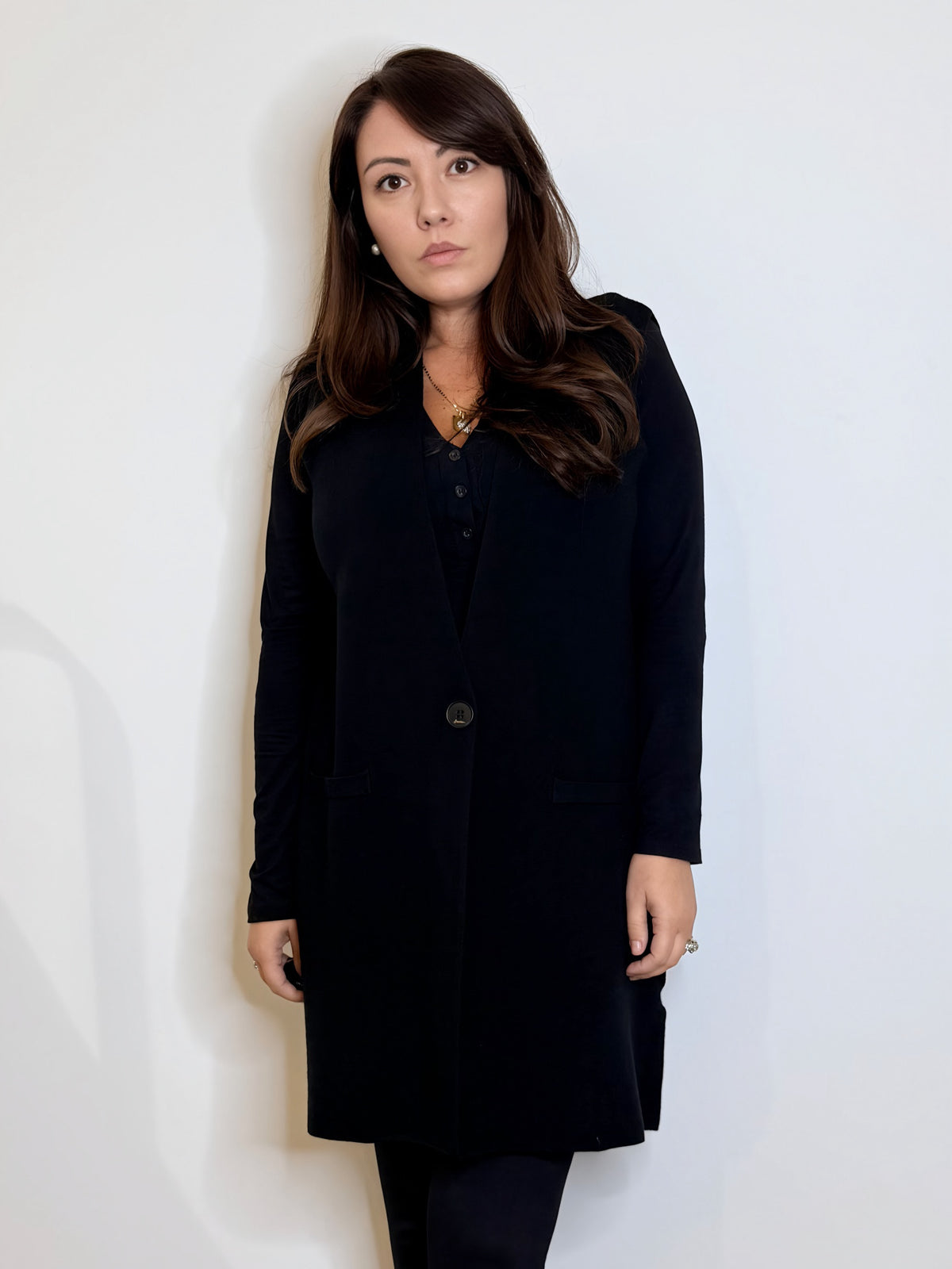 Gilet in maglia nero