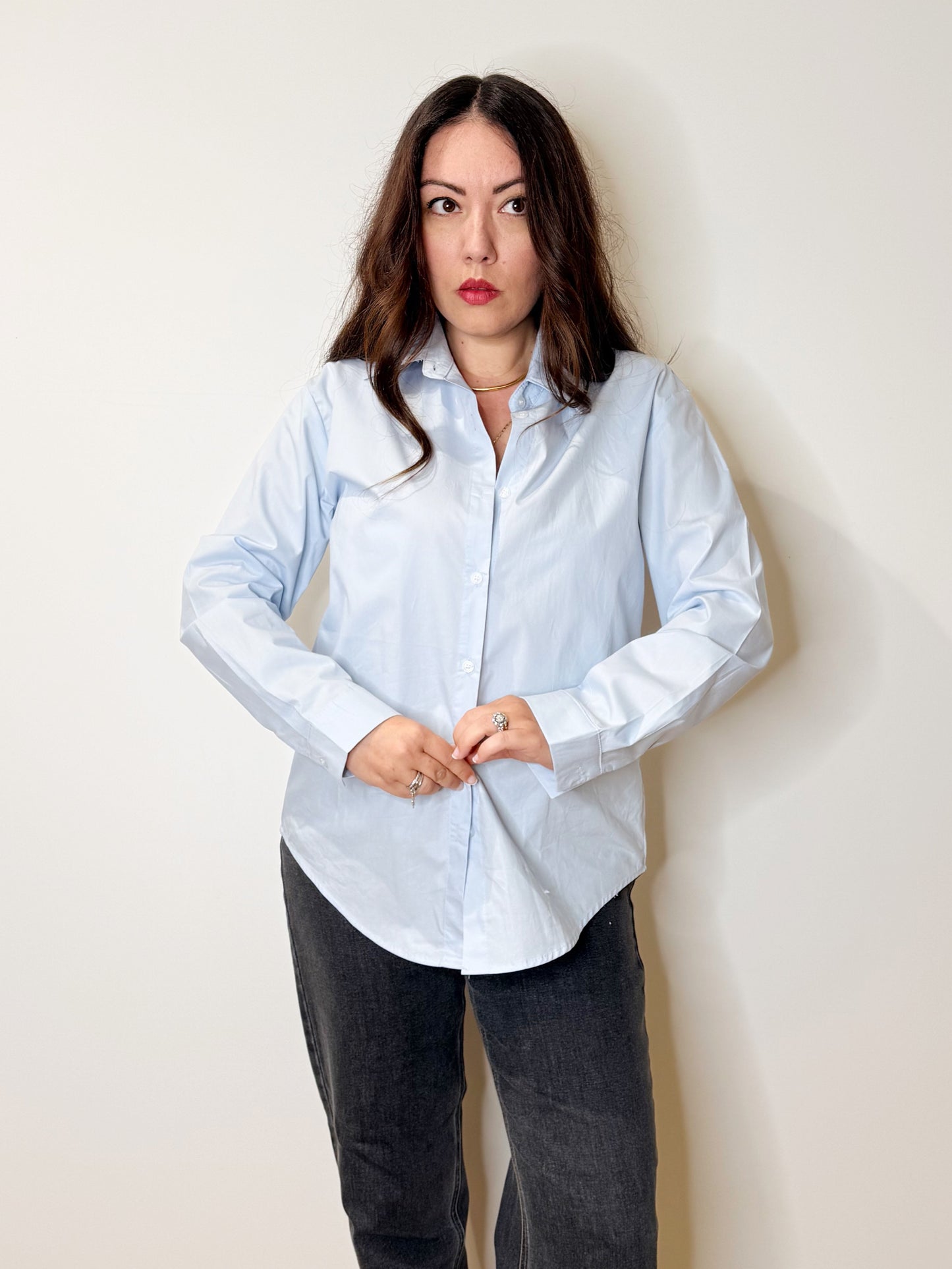 Camicia in popeline
