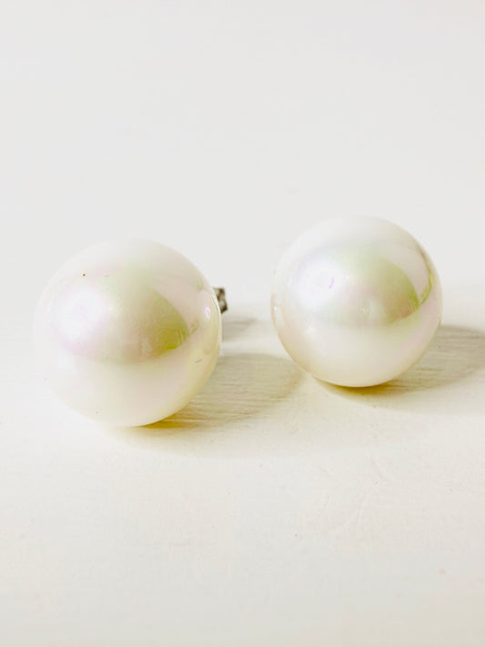 Orecchini perle al lobo 12MM