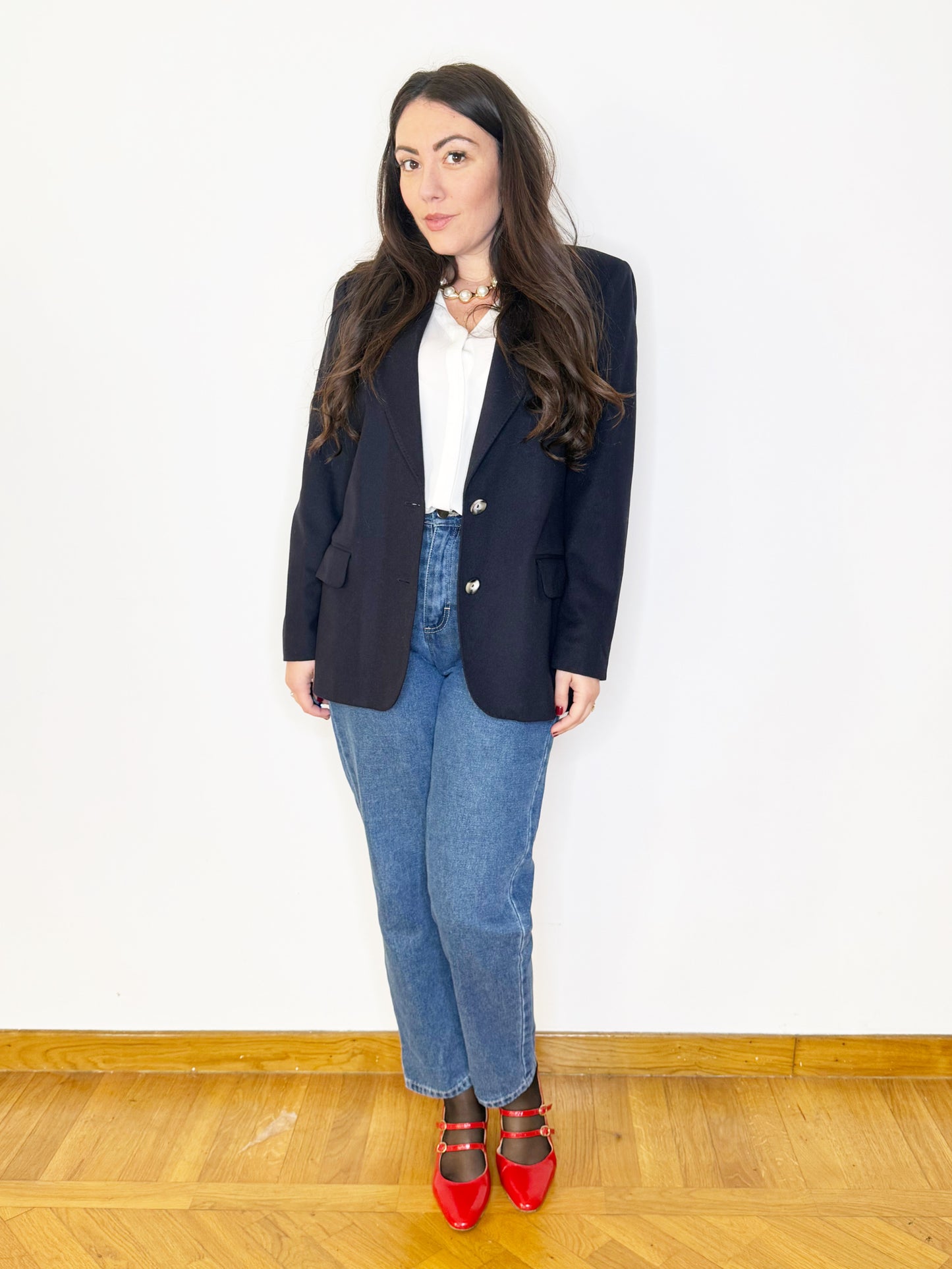 Giacca in lana Blu notte