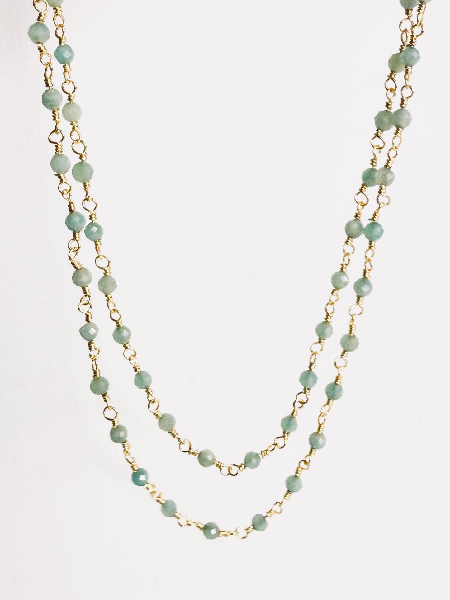 Collana con amazzoniti