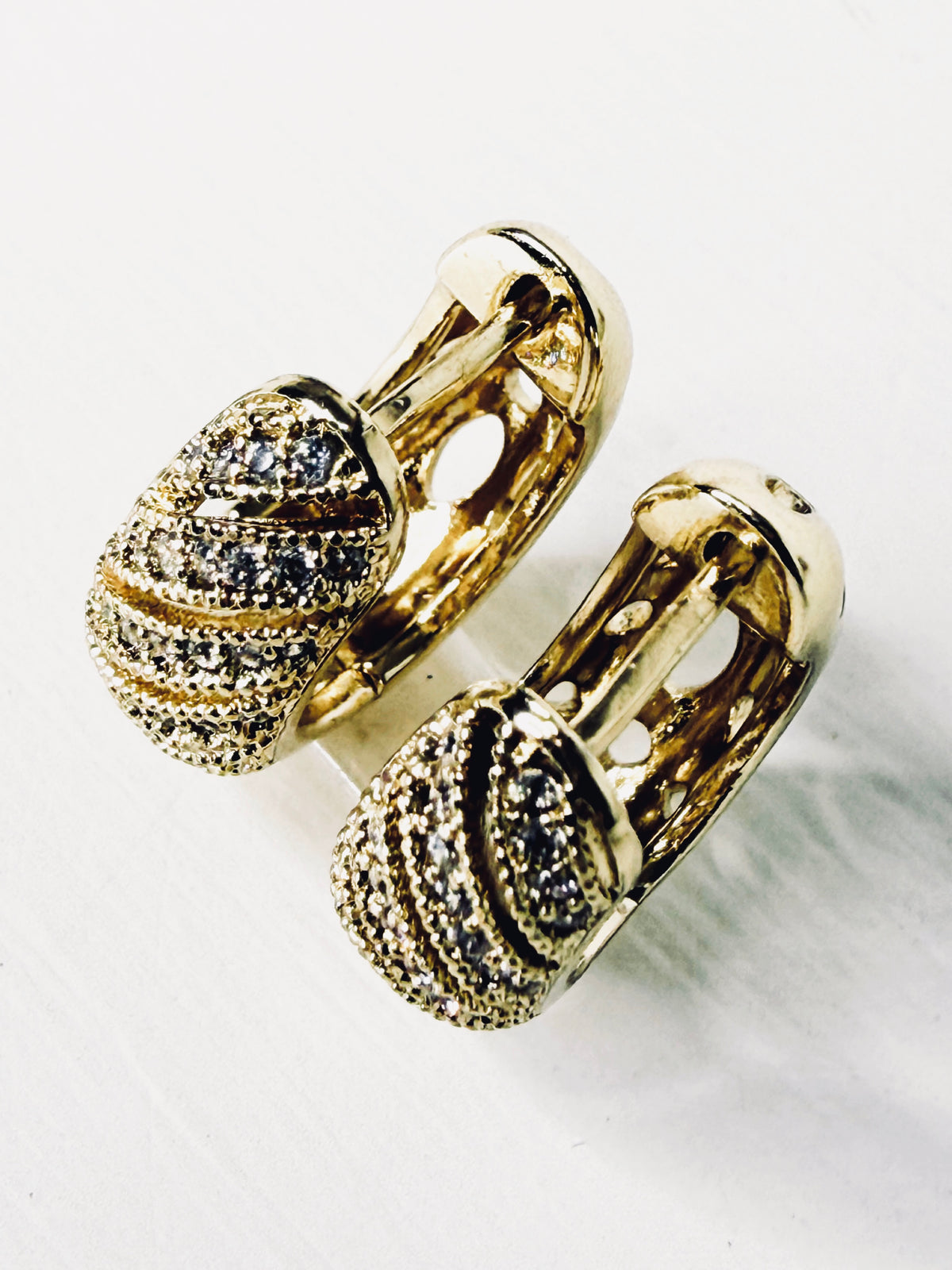Orecchini ovali gold