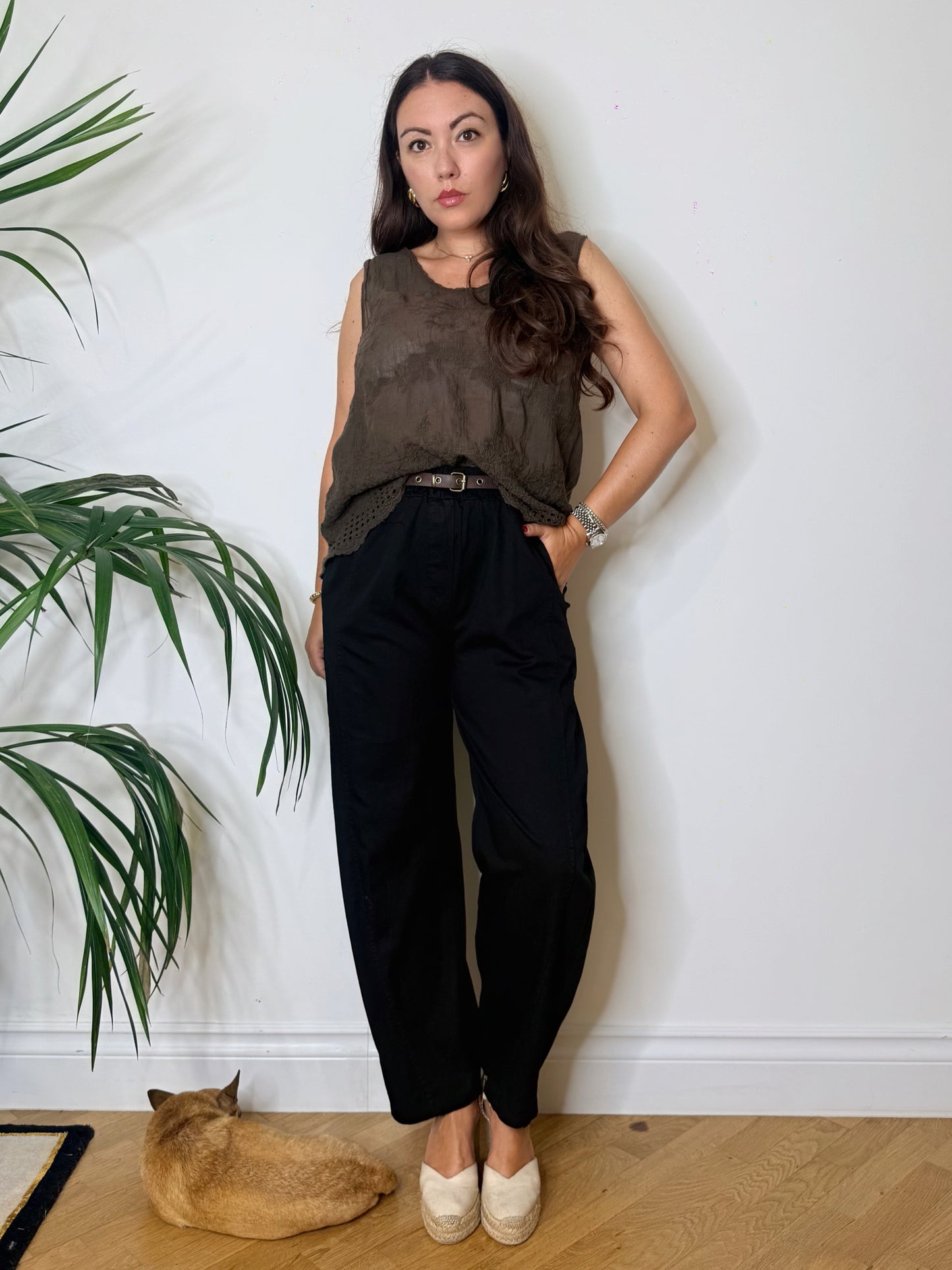 Pantalone nero carrots