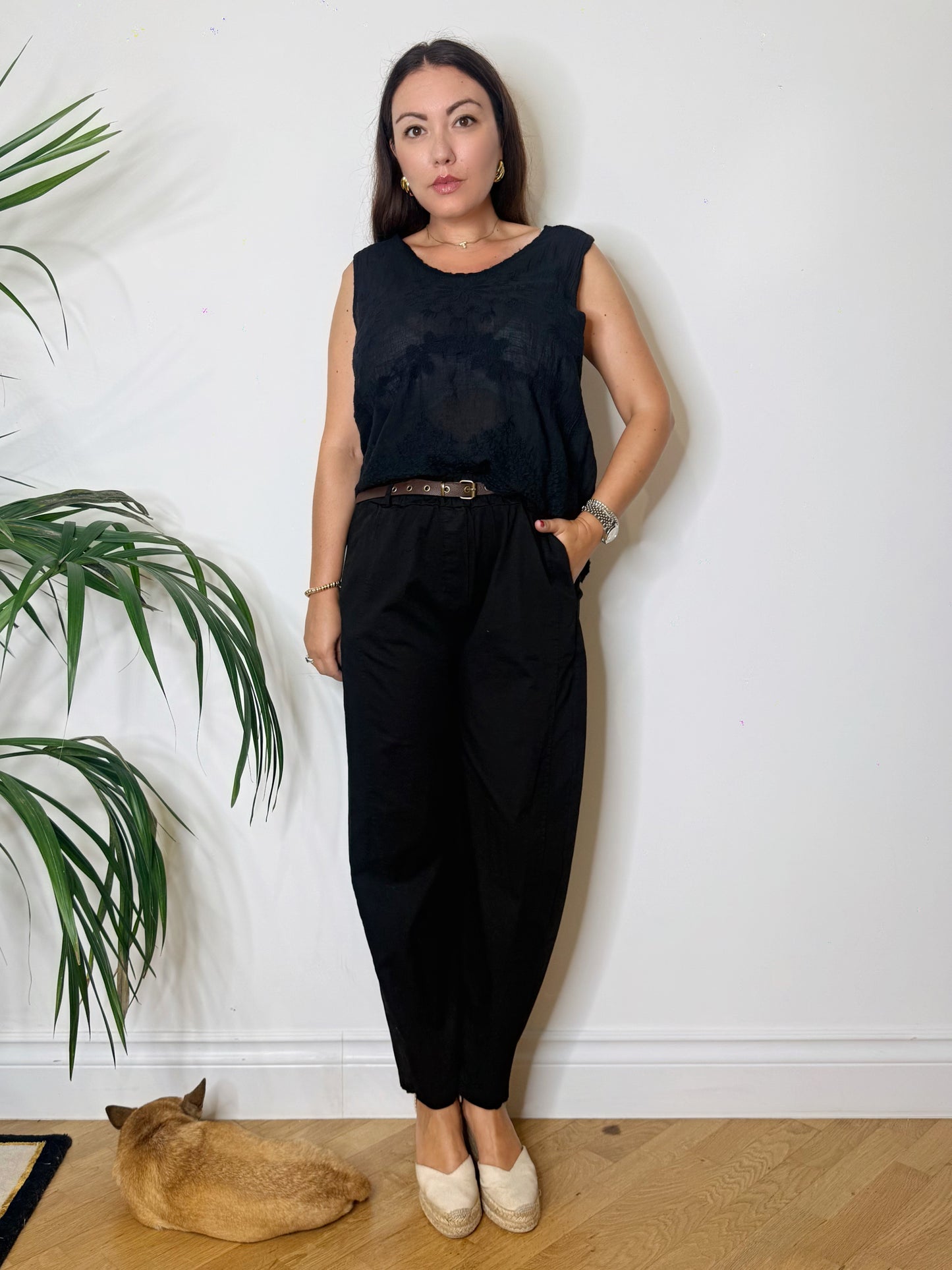 Pantalone nero carrots