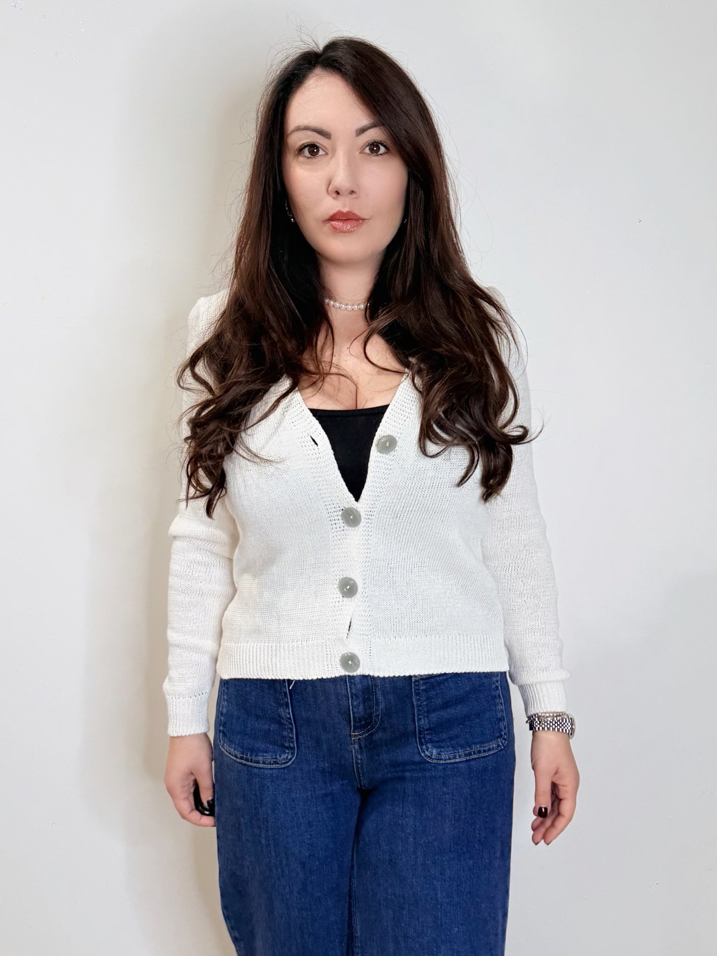 Cardigan 100% cotone