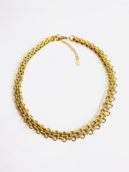 Collana in maglia gold