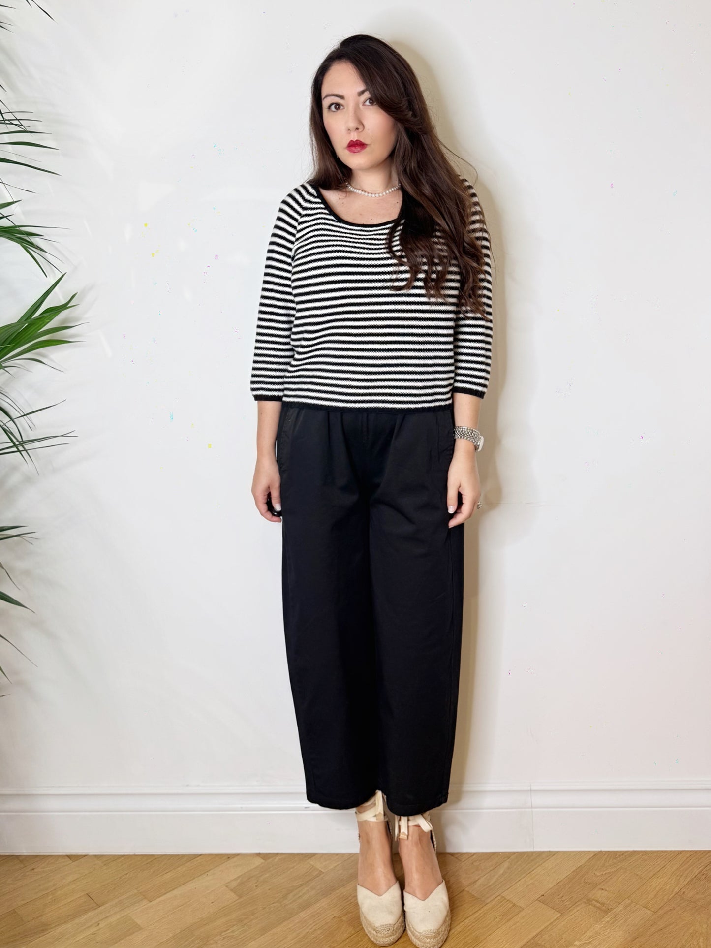 Pantalone gamba dritta 100% cotone