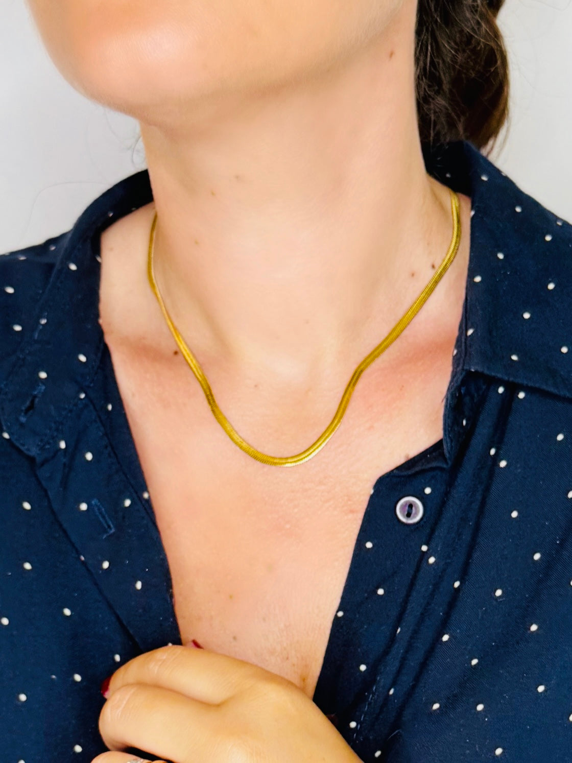 Collana minimal gold