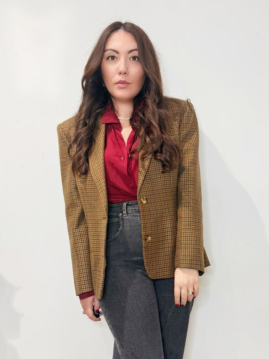 Giacca vintage in pura lana