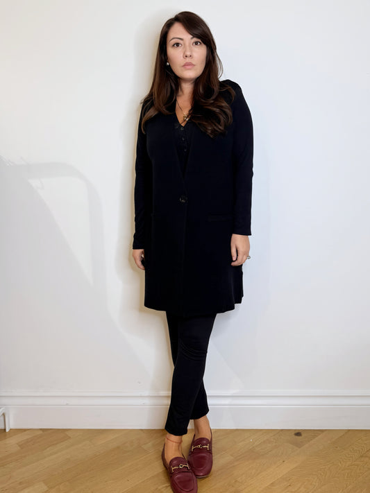Gilet in maglia nero