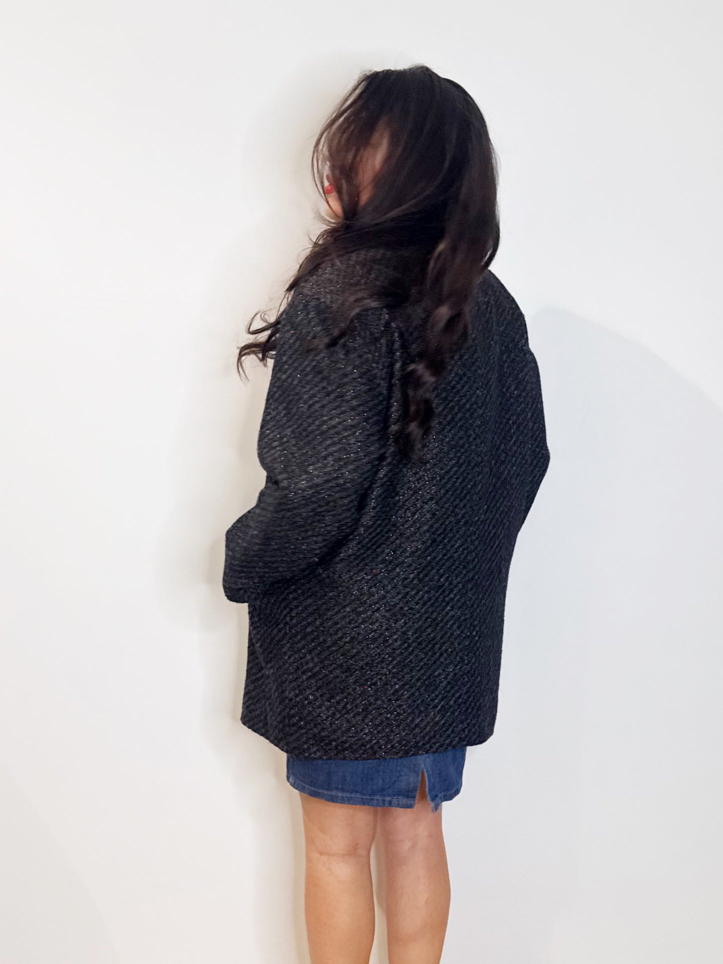 Cappottino anni 80 filo lurex