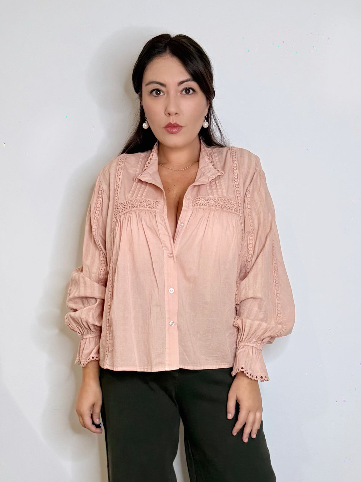 Camicia pastello 100%cotone