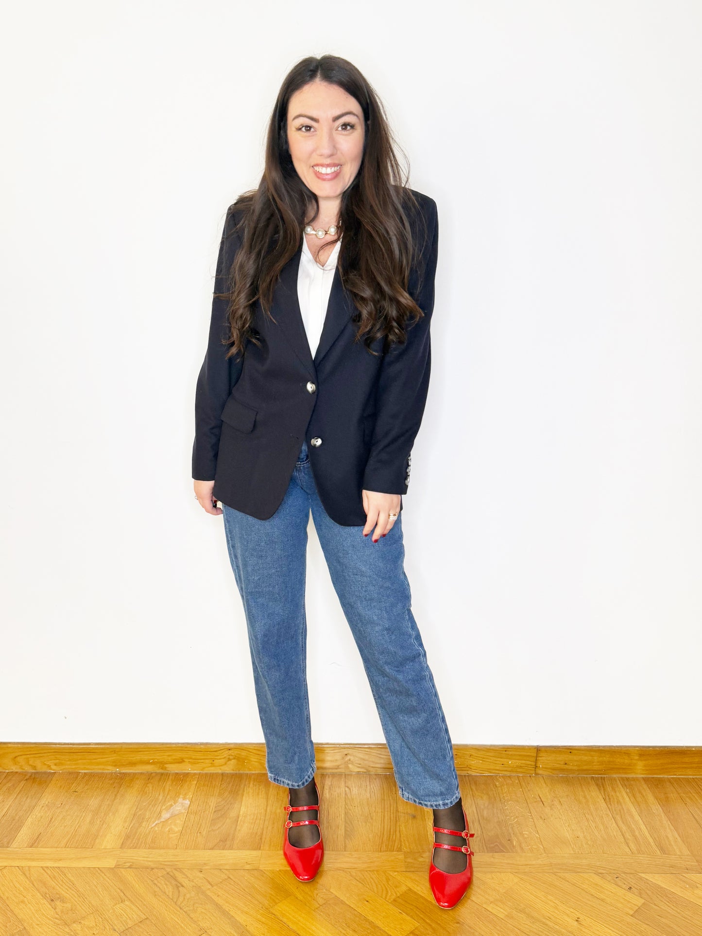 Giacca in lana Blu notte