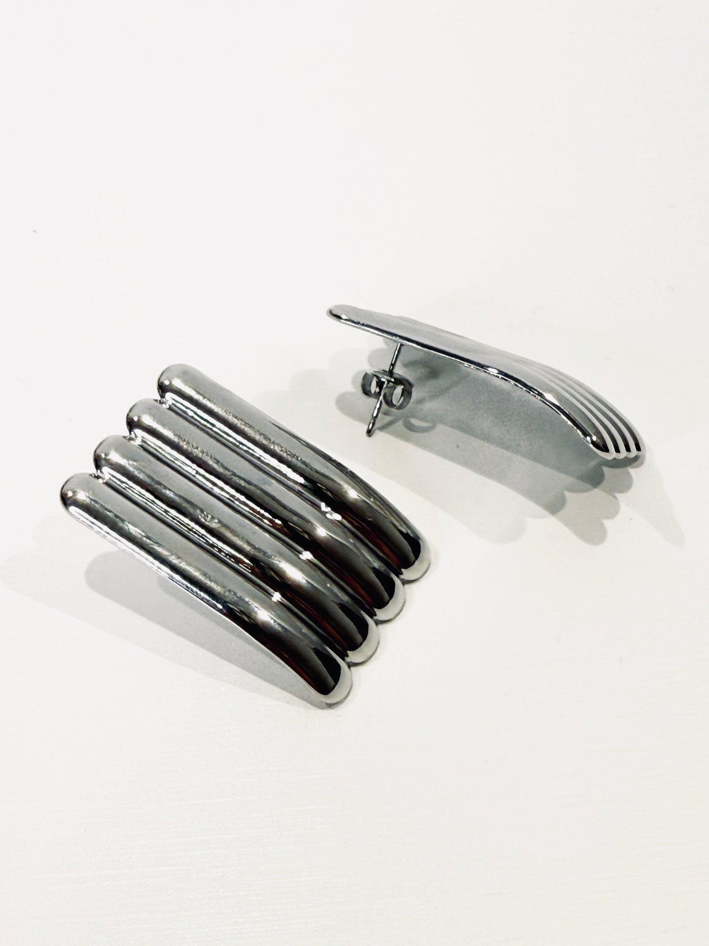 Orecchini Column silver