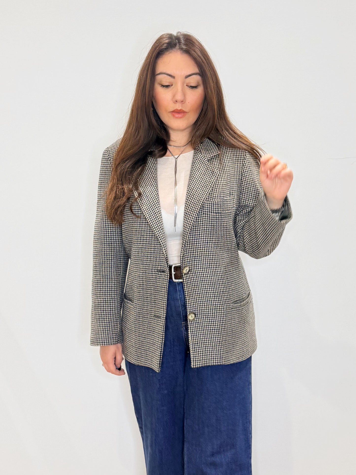 Giacca in pied de poule