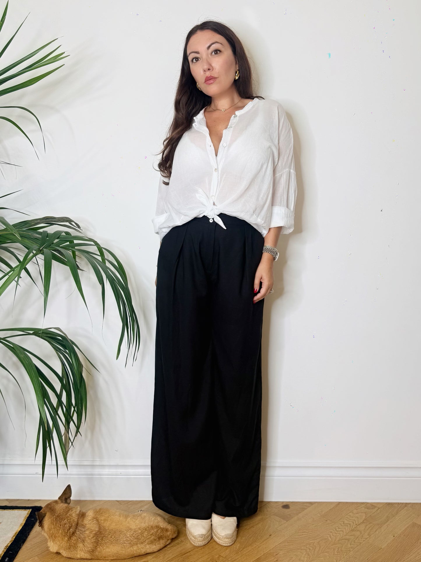 Pantalone sartoriale nero