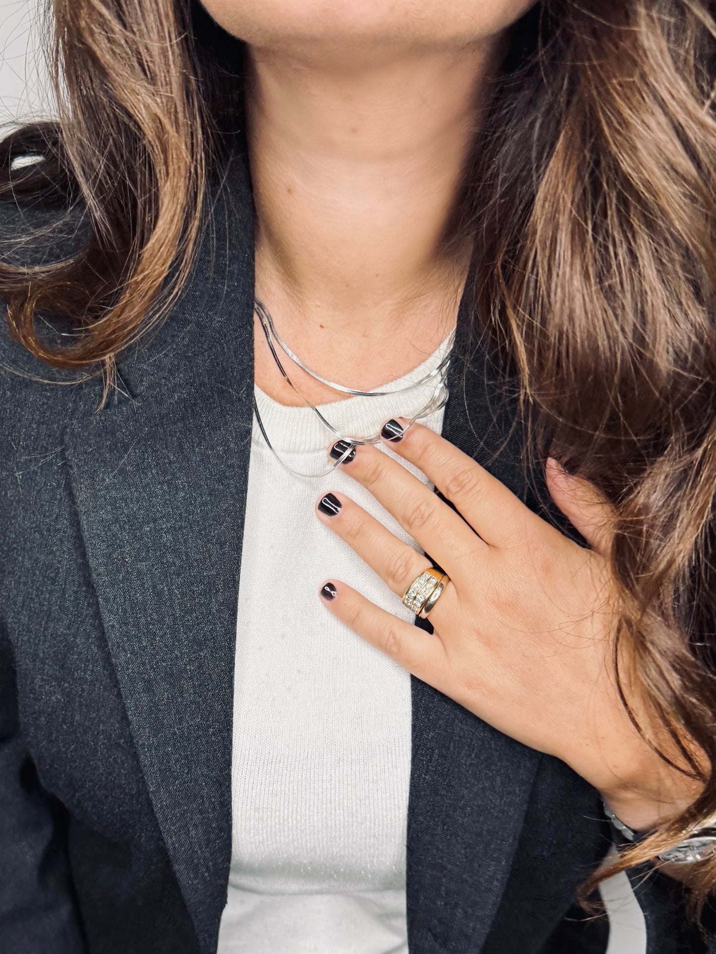 Collana snake silver