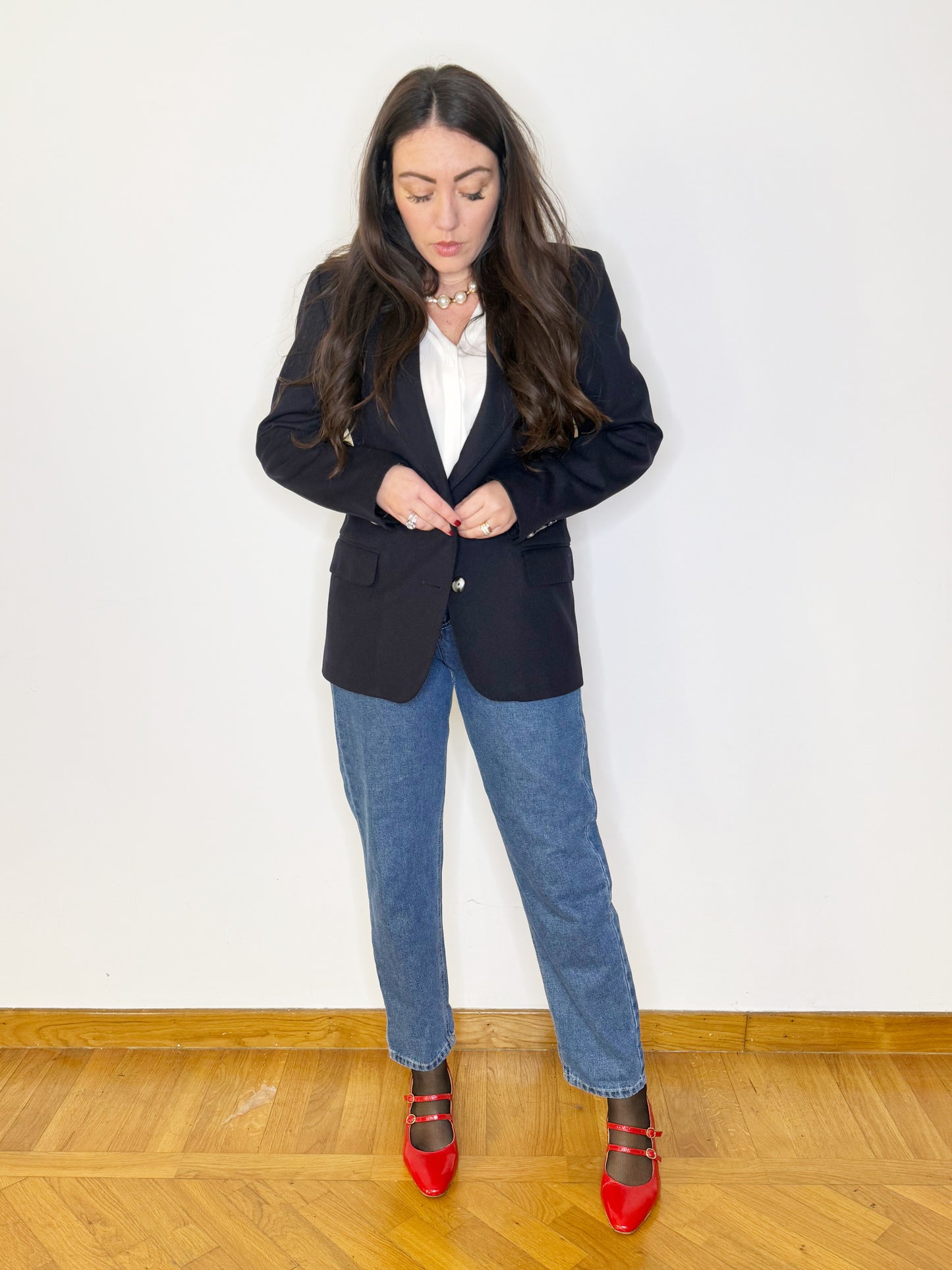 Giacca in lana Blu notte