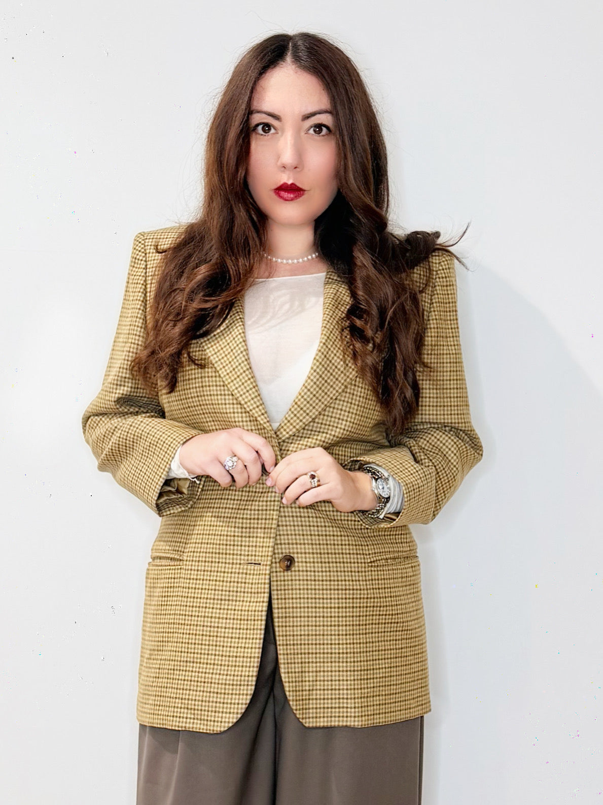 Giacca vintage in pura lana