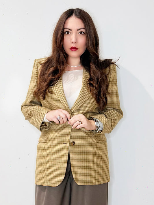 Giacca vintage in pura lana