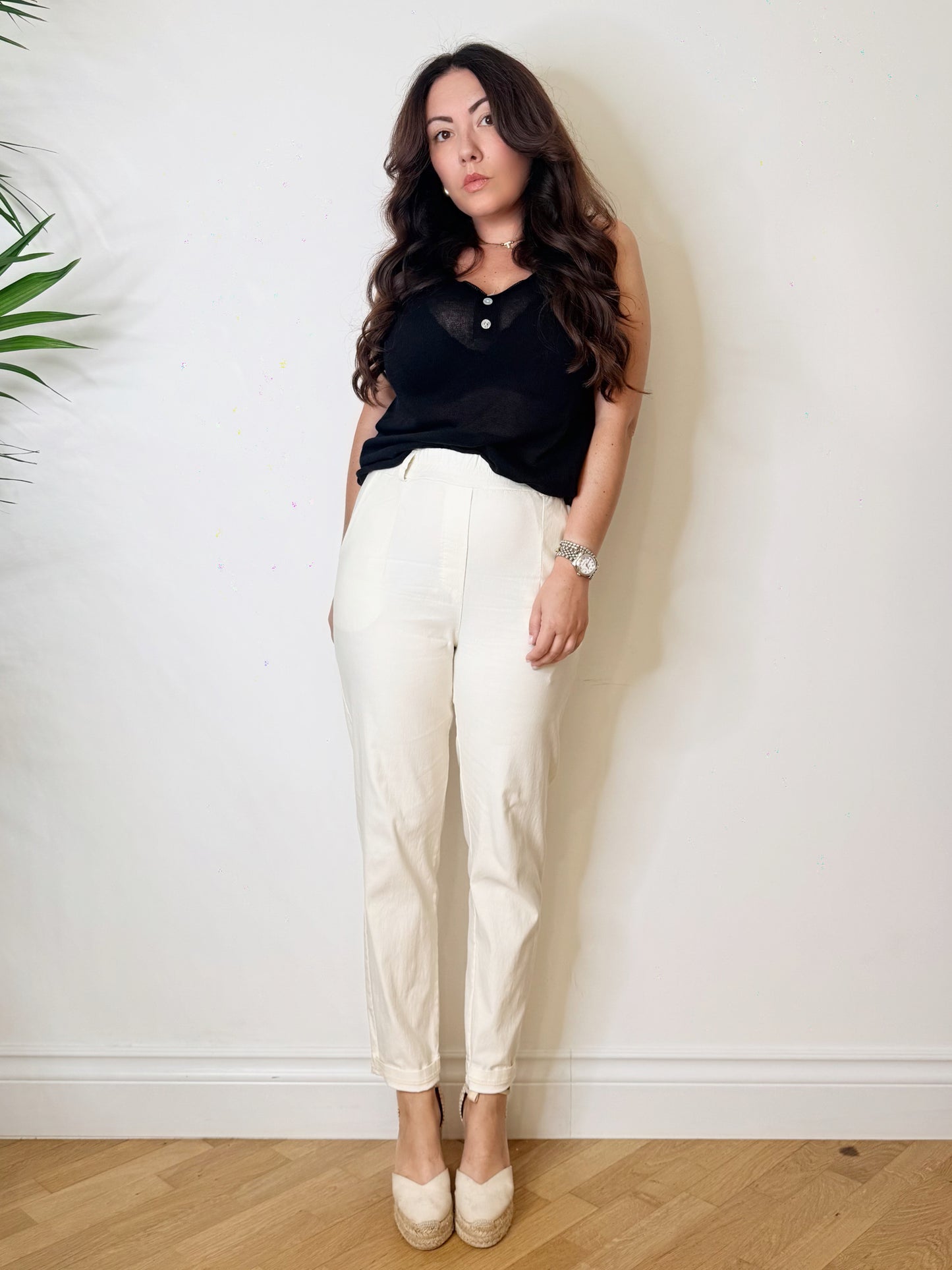 Pantalone Chino panna