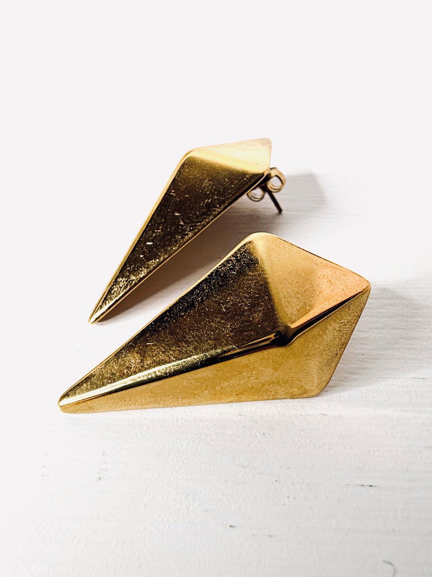 Orecchini rombi gold