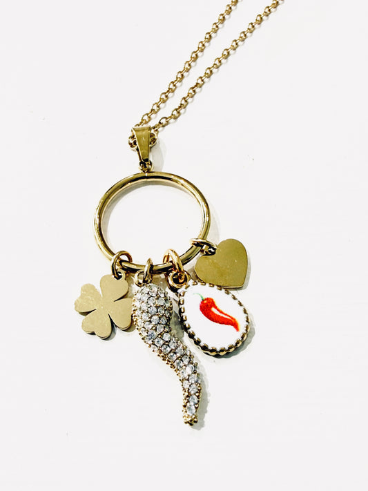 Collana charme della fortuna