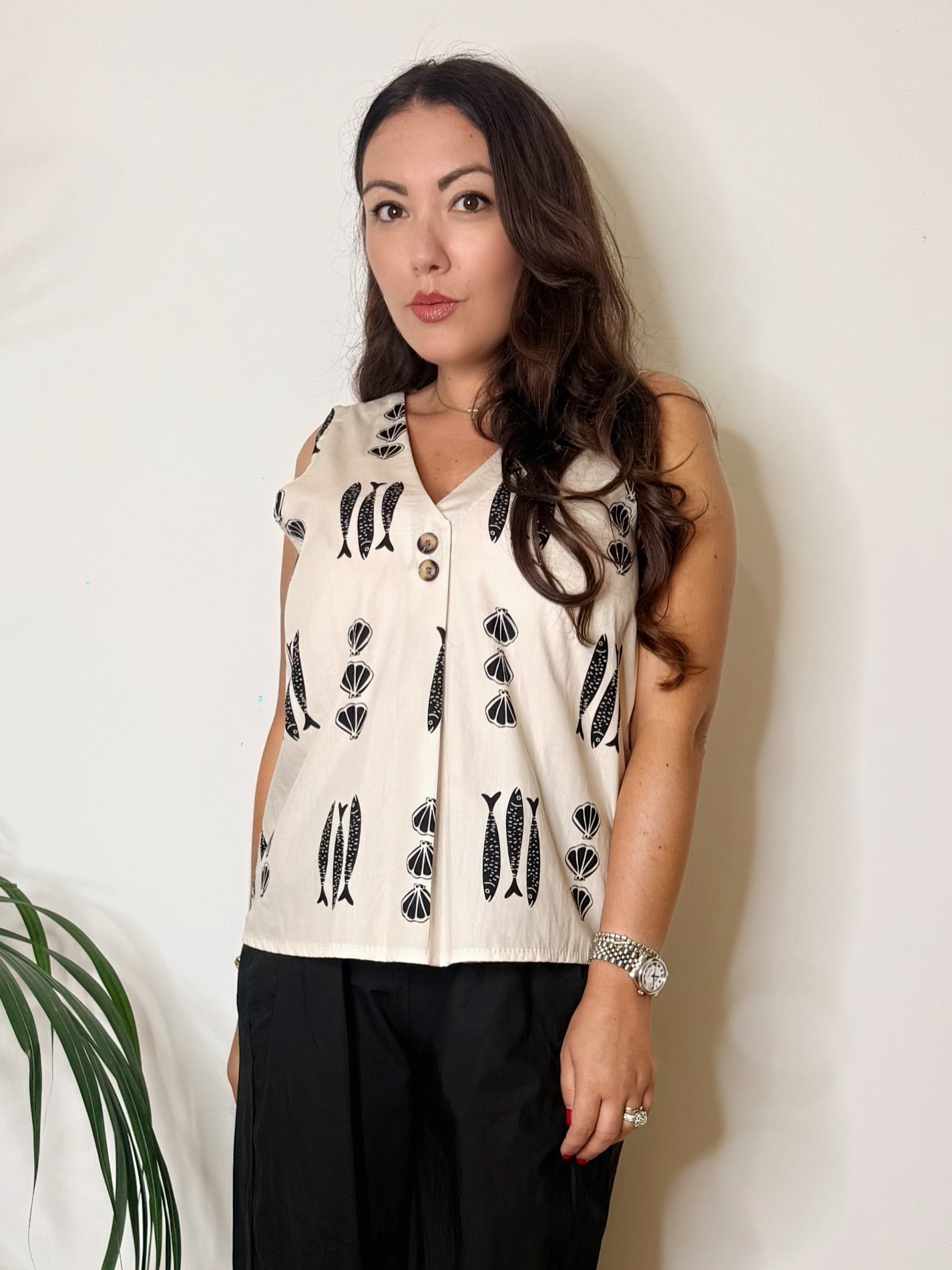 Blusa Sardine 100% cotone