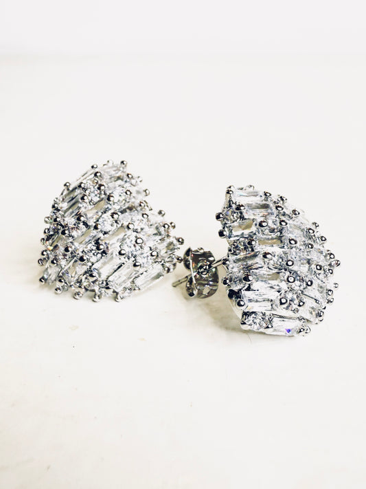 Orecchini cuori brillanti