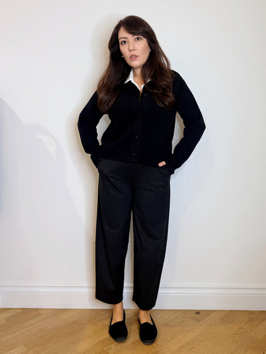 Pantalone in suede sintetico