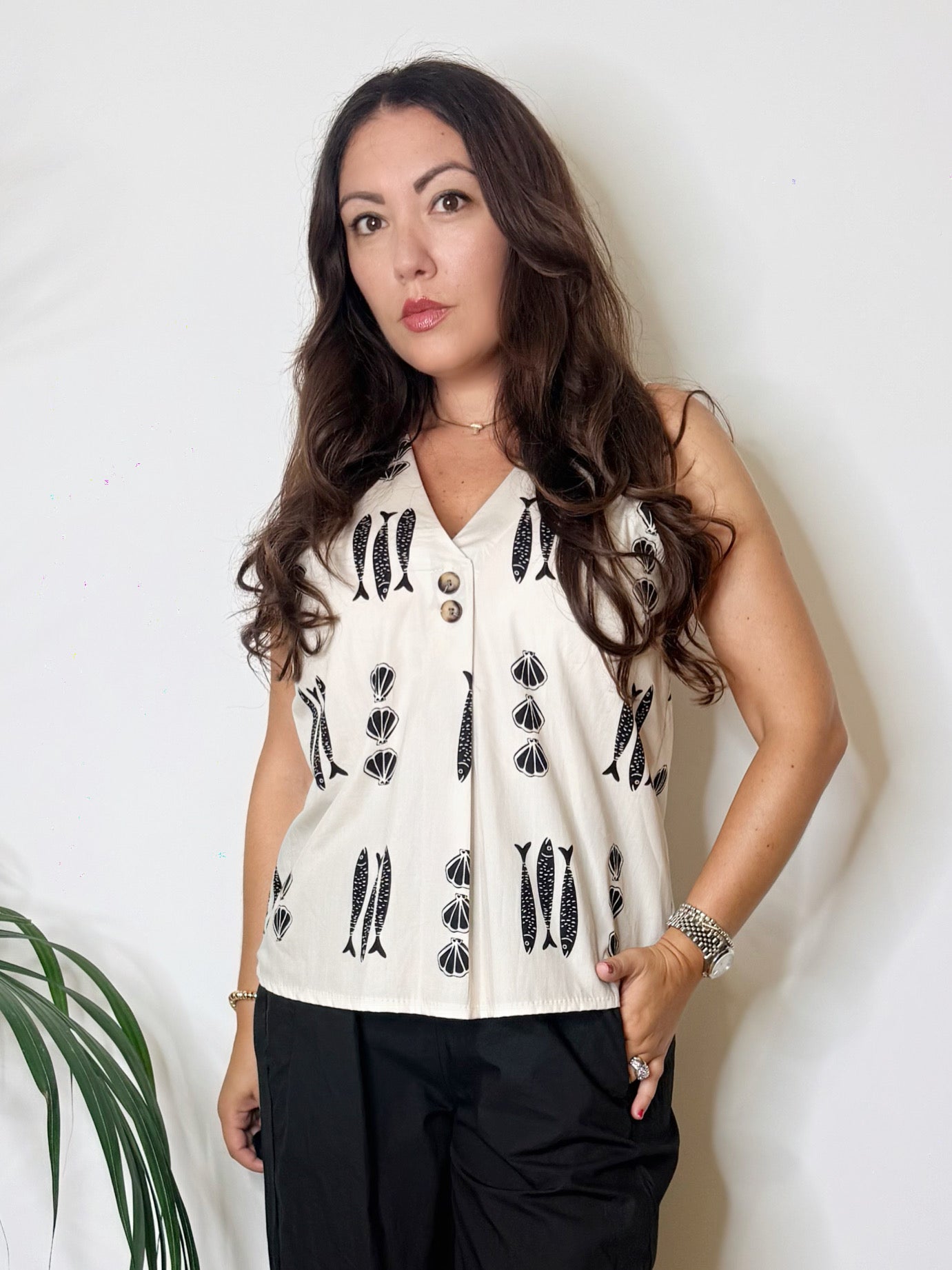 Blusa Sardine 100% cotone