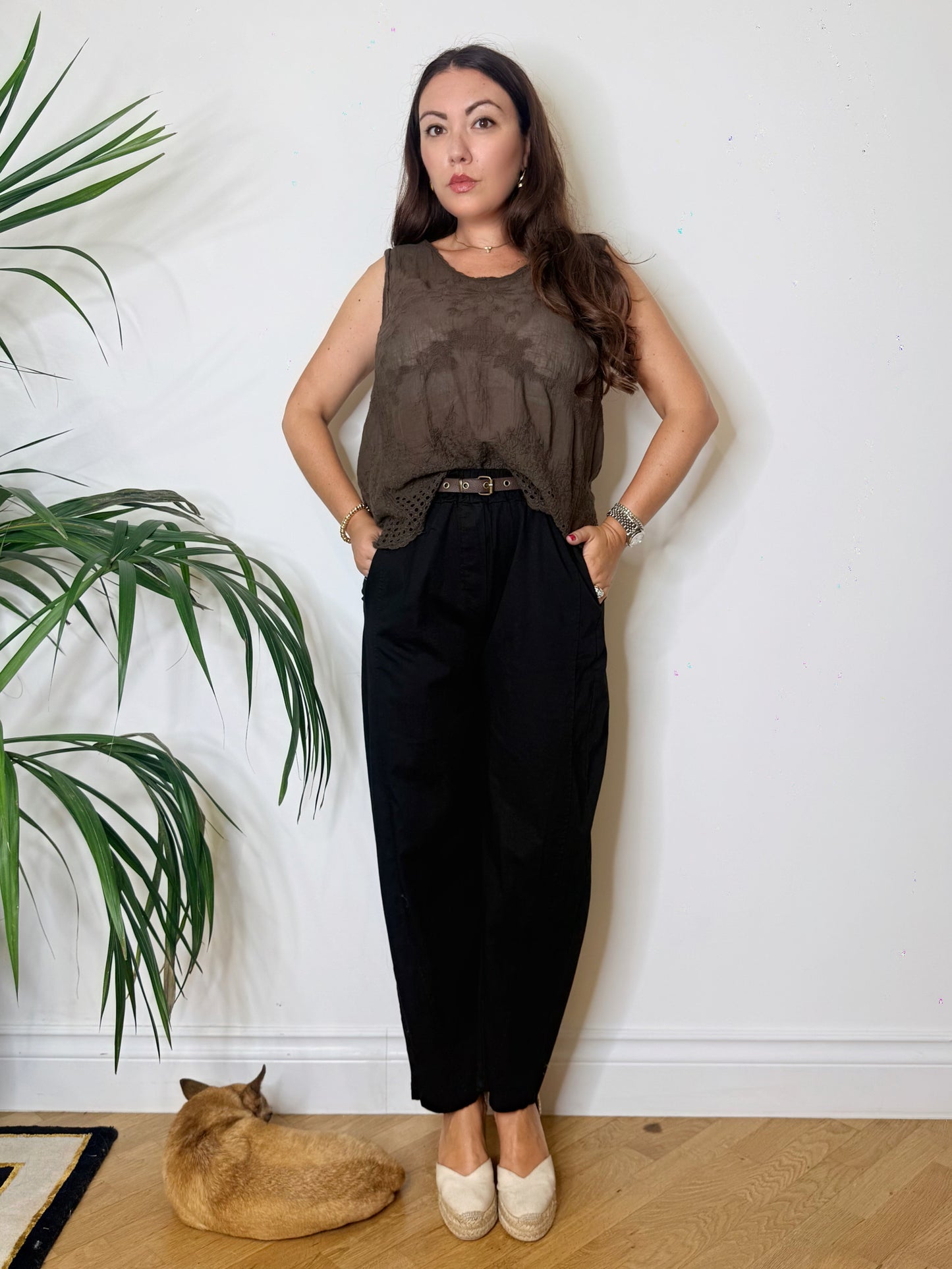 Pantalone nero carrots