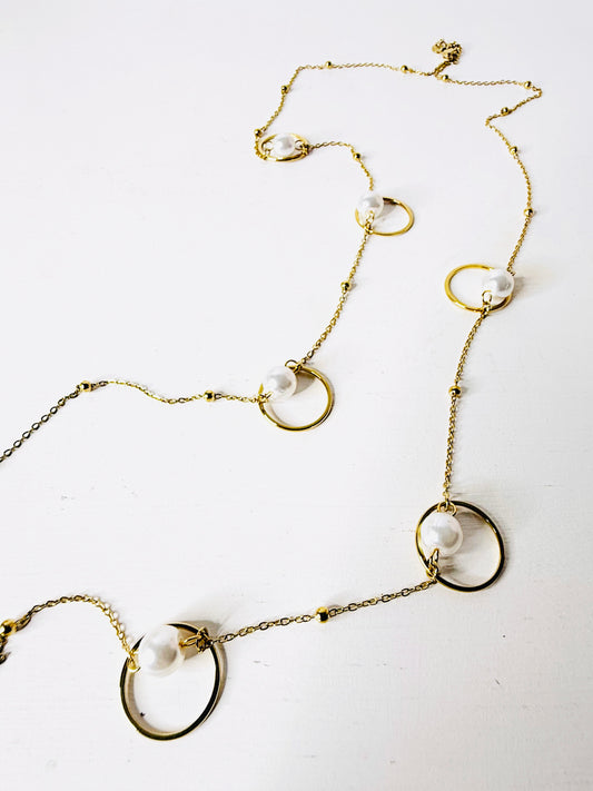 Collana lunga perle