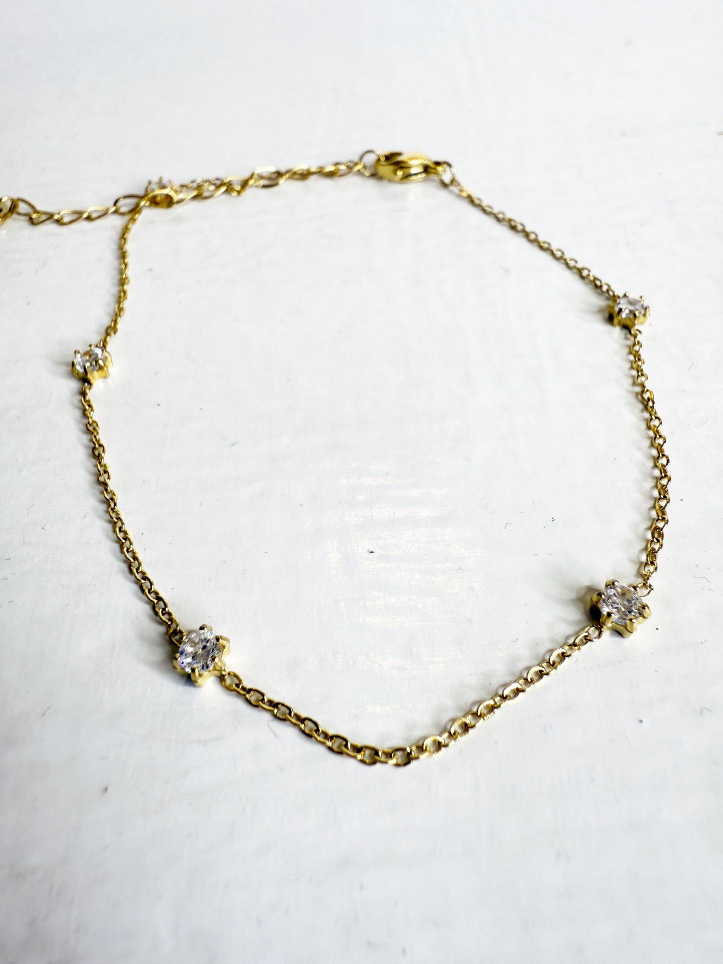 Cavigliera con strass