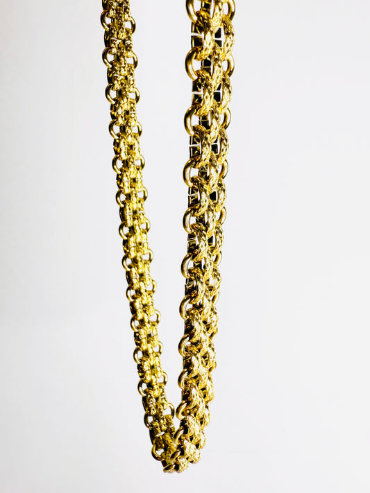 Collana in maglia gold