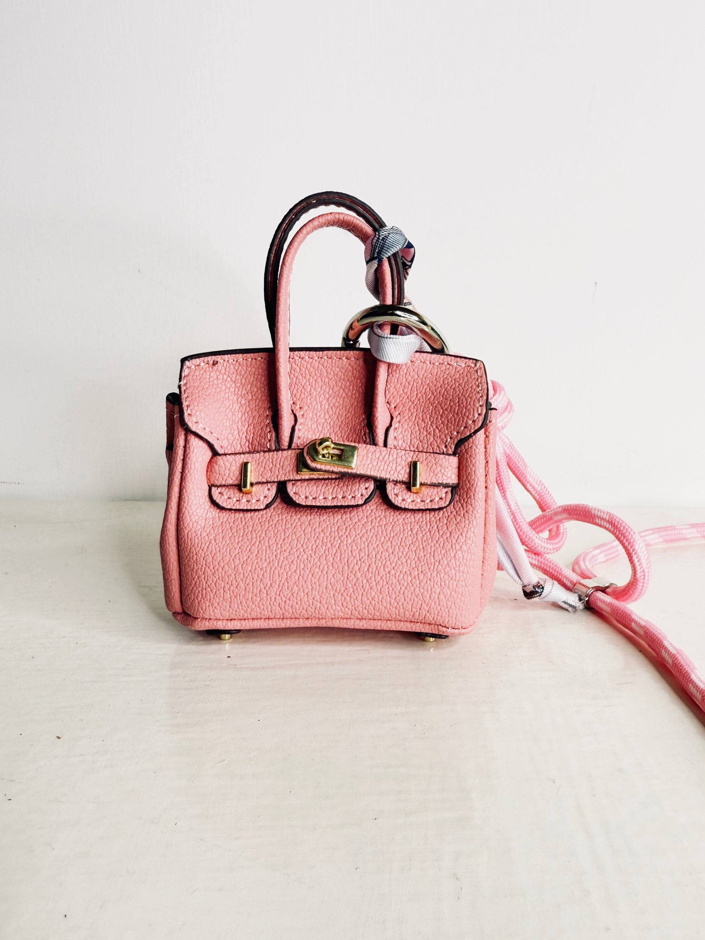 Charm per borsa rosa