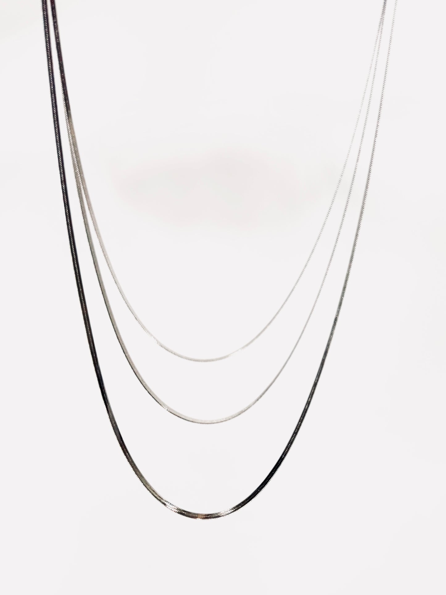 Collana snake silver