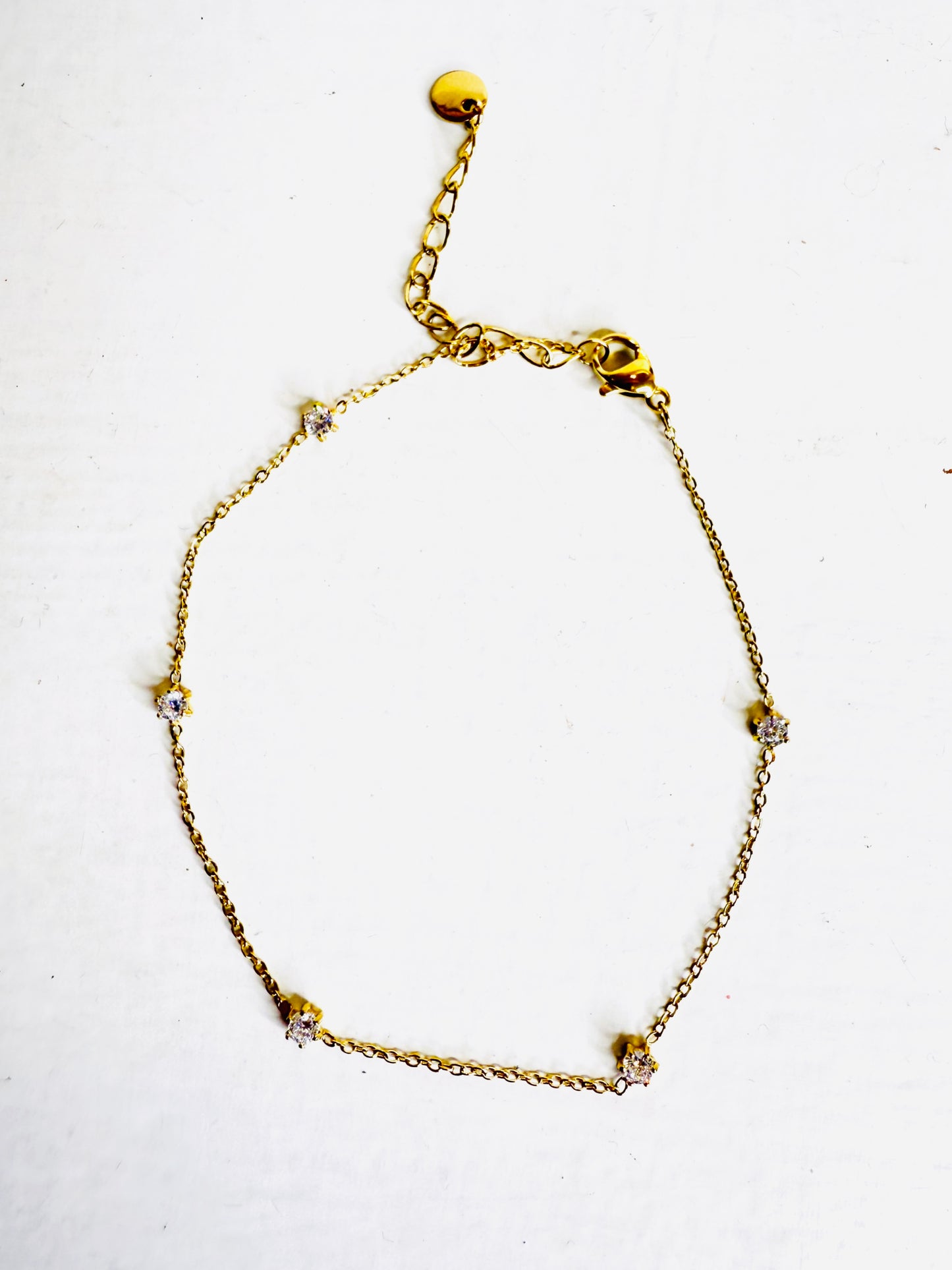 Cavigliera con strass