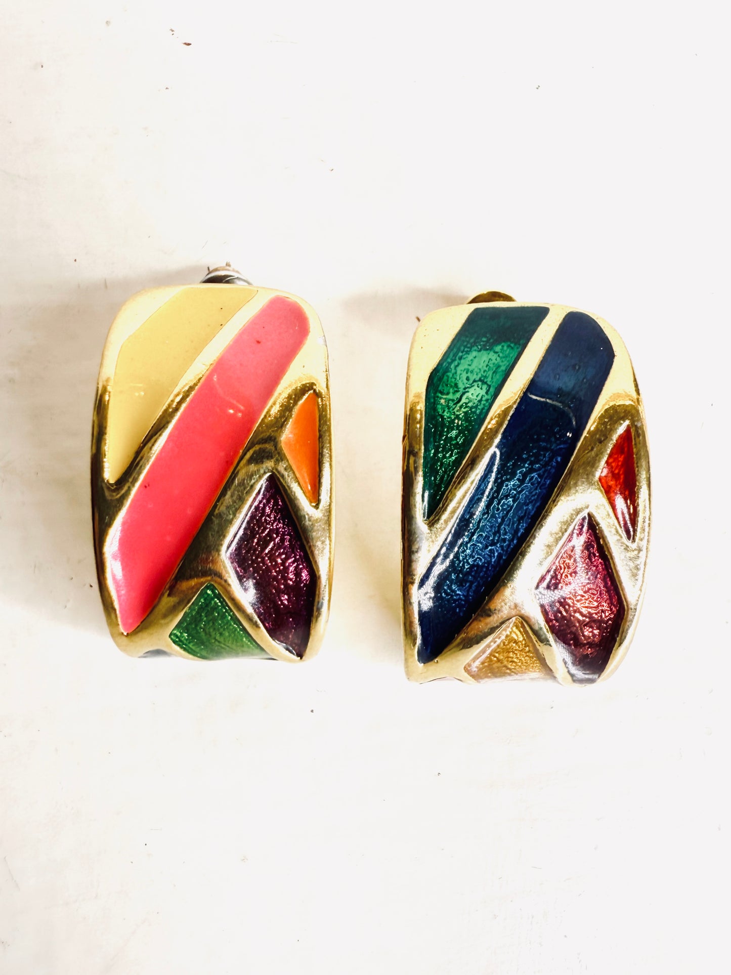 Orecchini Vintage smaltati