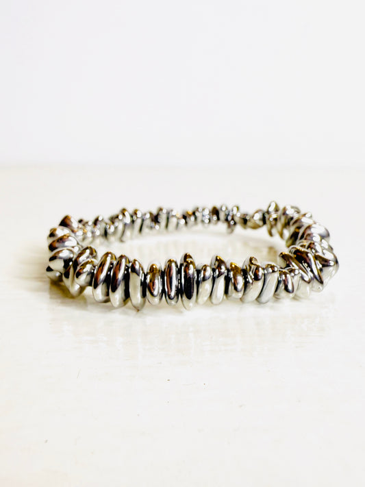 Bracciale sassi big in ematite