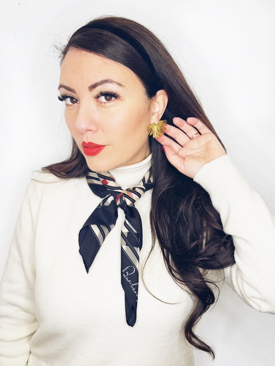 Orecchini Cleopatra placcati in oro 18kt