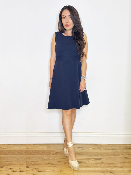 Abito blu in cotone