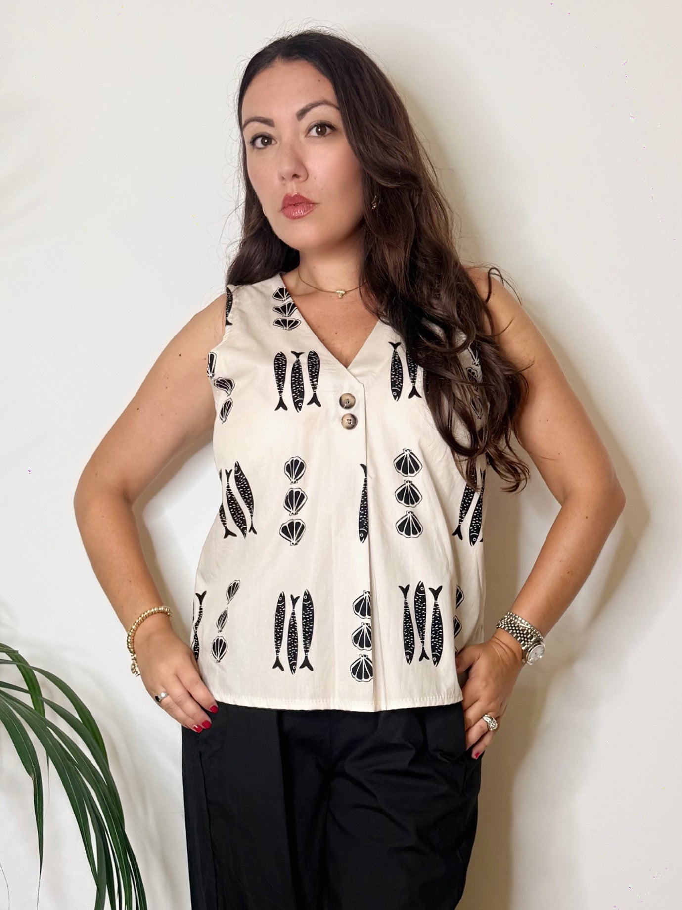 Blusa Sardine 100% cotone
