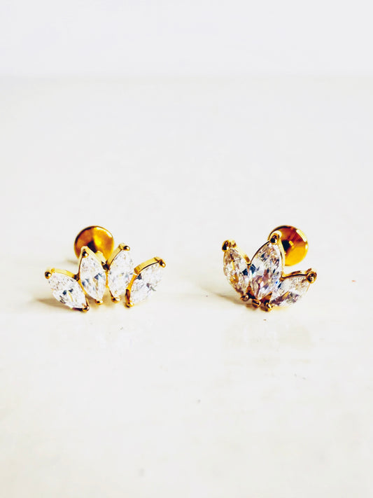 Orecchini helix strass
