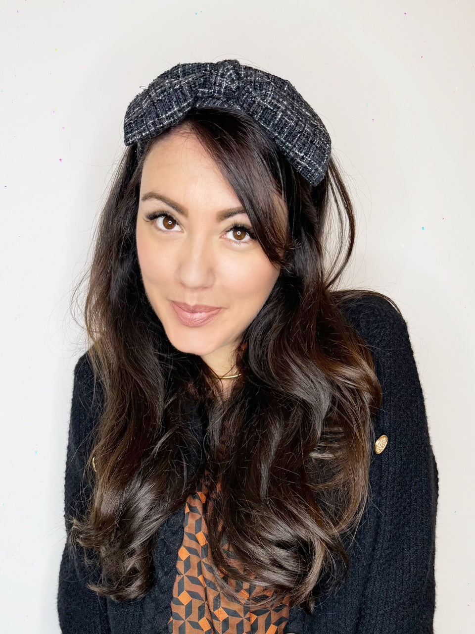 Cerchietto Bon Ton in tweed