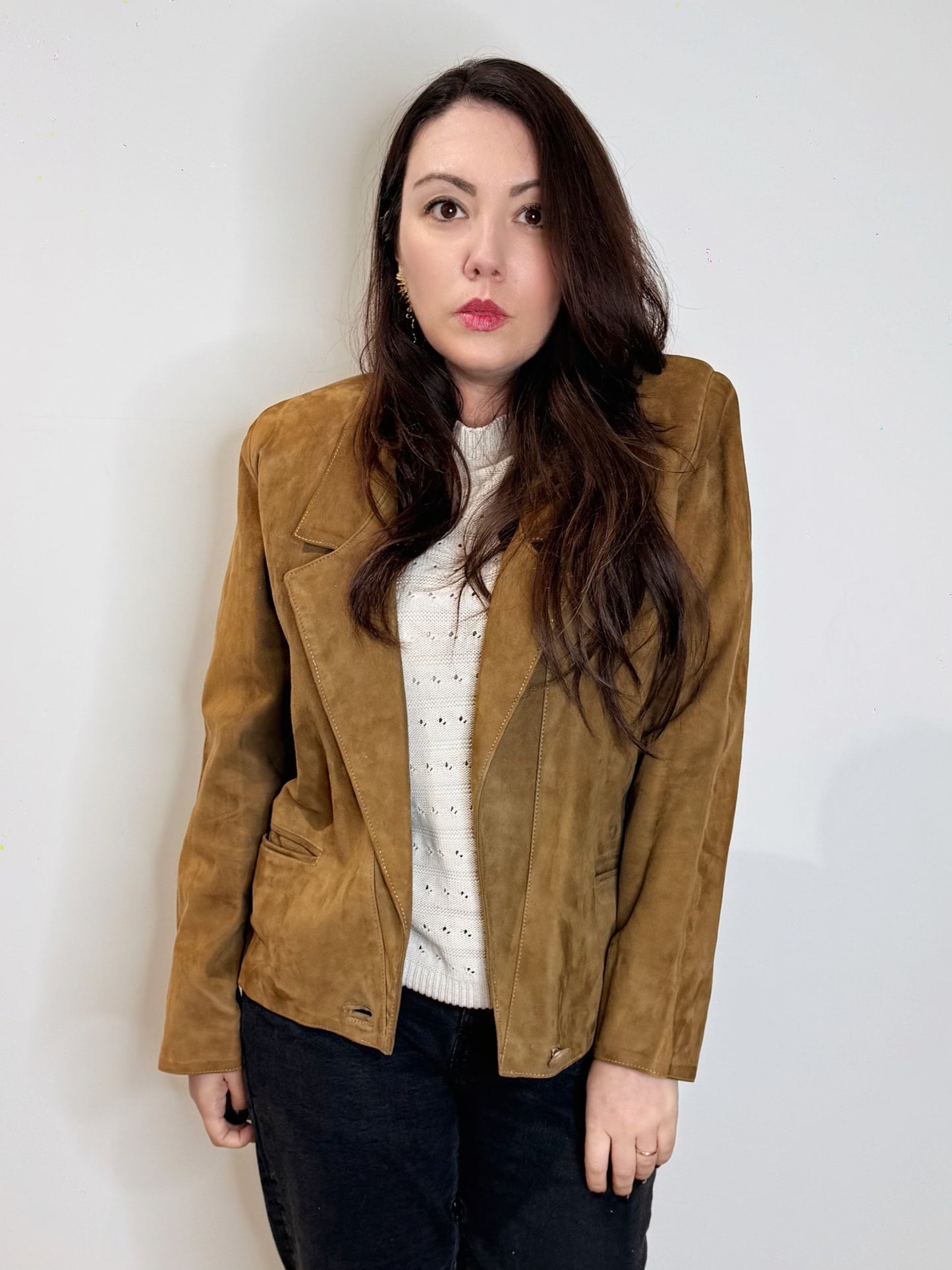 Chiodo in suede