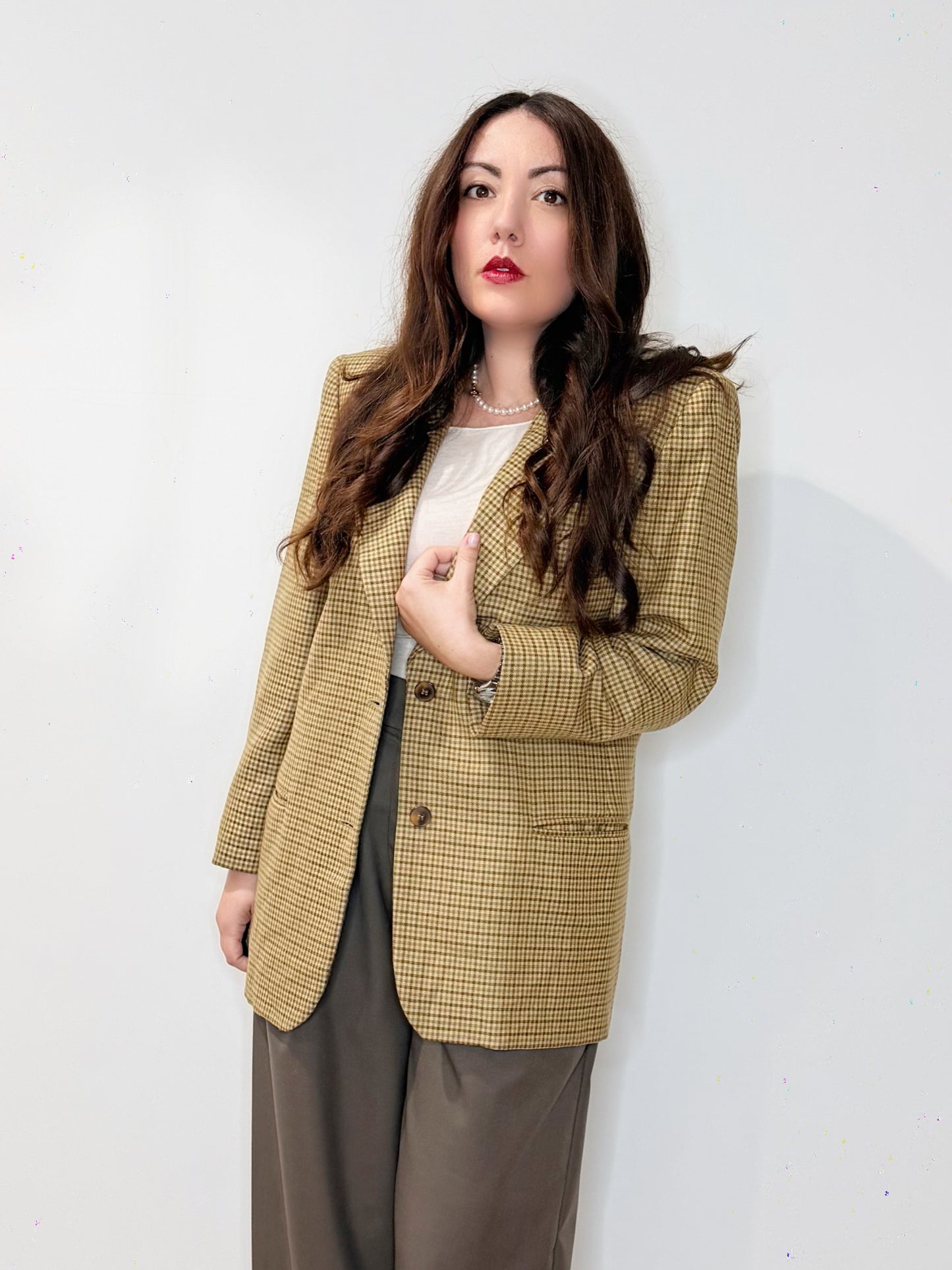 Giacca vintage in pura lana