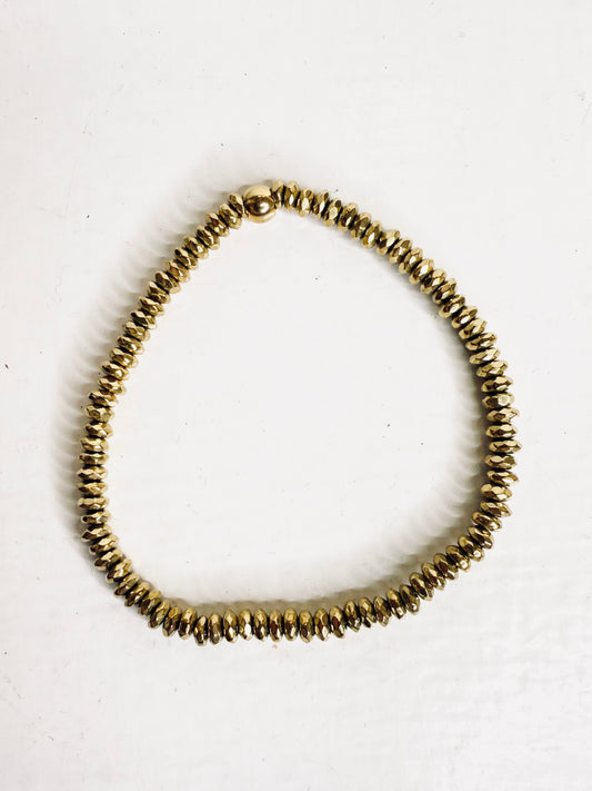 Bracciale frammenti ematite