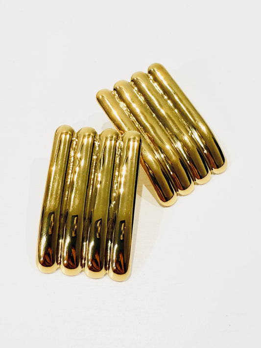 Orecchini Column in gold