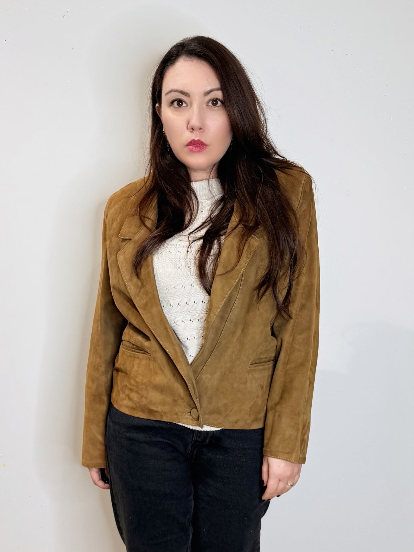 Chiodo in suede